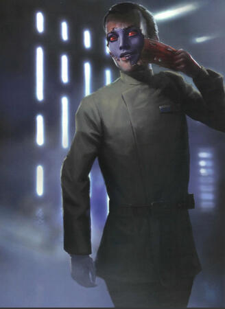 Chiss Impersonating an Imperial Officer from Wookieepedia